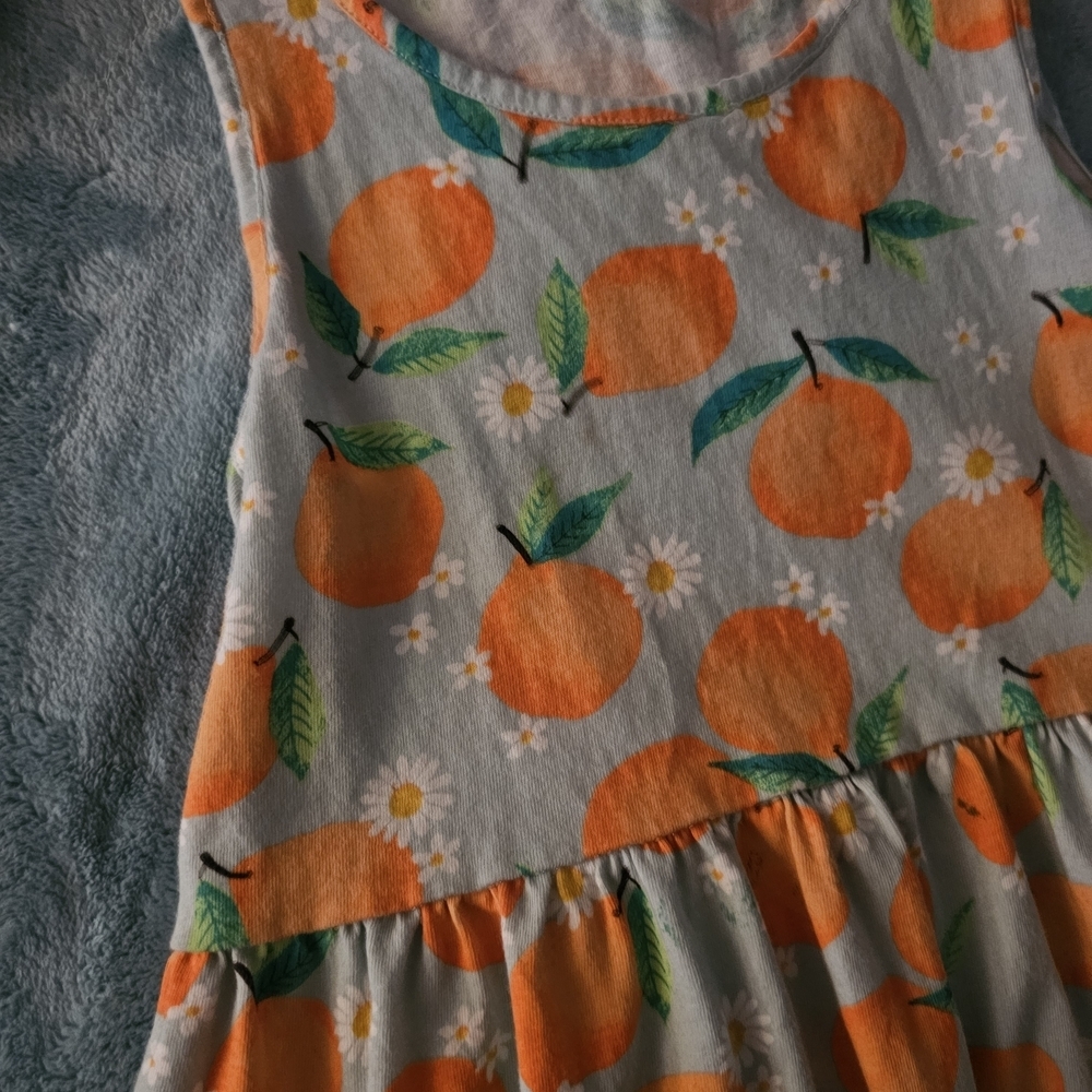 H&M Vibrant Orange and Green Dress - Picture 2 of 3